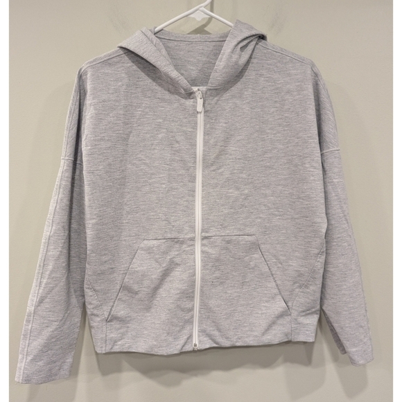 Lululemon Minimal Hoodie in Heathered Power Grey Size 6 - Picture 1 of 7